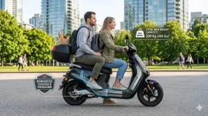 A photorealistic illustration comparing different models of electric scooters, showing various designs from a budget-friendly commuter to a high-performance all-terrain model. This visual aid assists users in an electric scooter buying guide to understand different value propositions.
