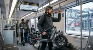High-visibility gear for safe e-scooter commuting in Canada / Équipement haute visibilité pour trottinette électrique au Canada