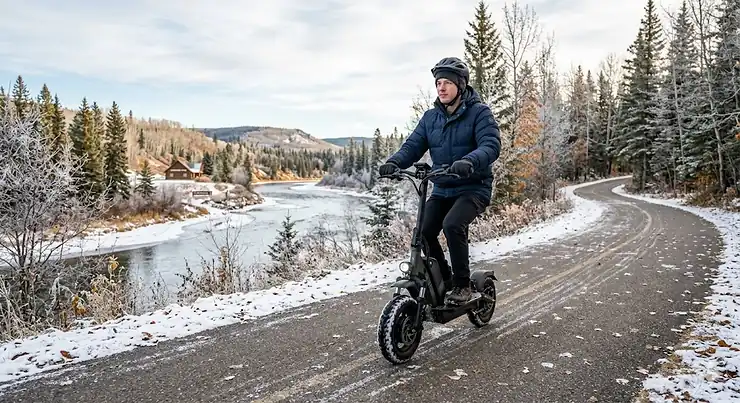 Reliable electric scooter battery performance during cold Canadian winters. cold weather battery scooter