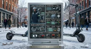 Safety checklist for year-round Canadian electric scooter commuters.