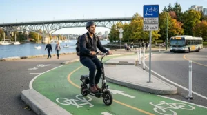 Infographic showing 500w e-scooter legal compliance in Canada.